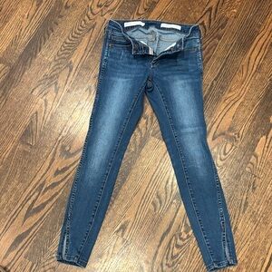 Pilcro Women's Blue Skinny Jeans